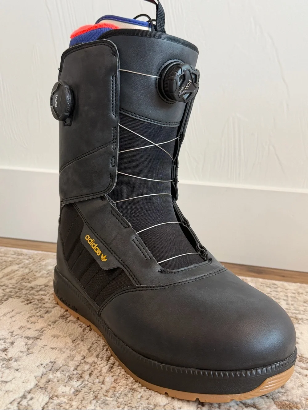 Adidas Response 3MC ADV Double Boa Black Snowboarding Boots Size 11.5 NEW! RARE!